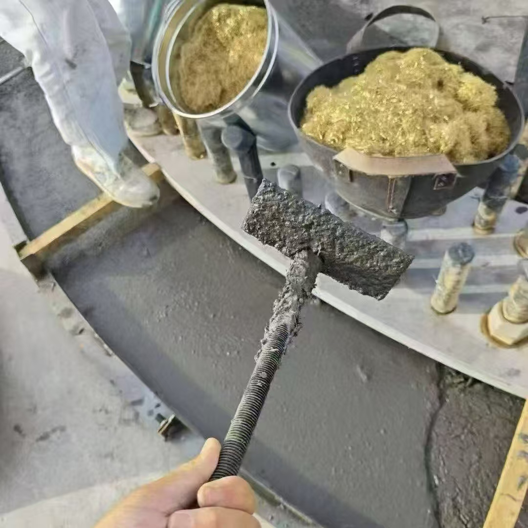 隆昌C120钢纤维高强无收灌浆料 轧机压缩机汽轮机发电机锻压设备底座灌浆材料